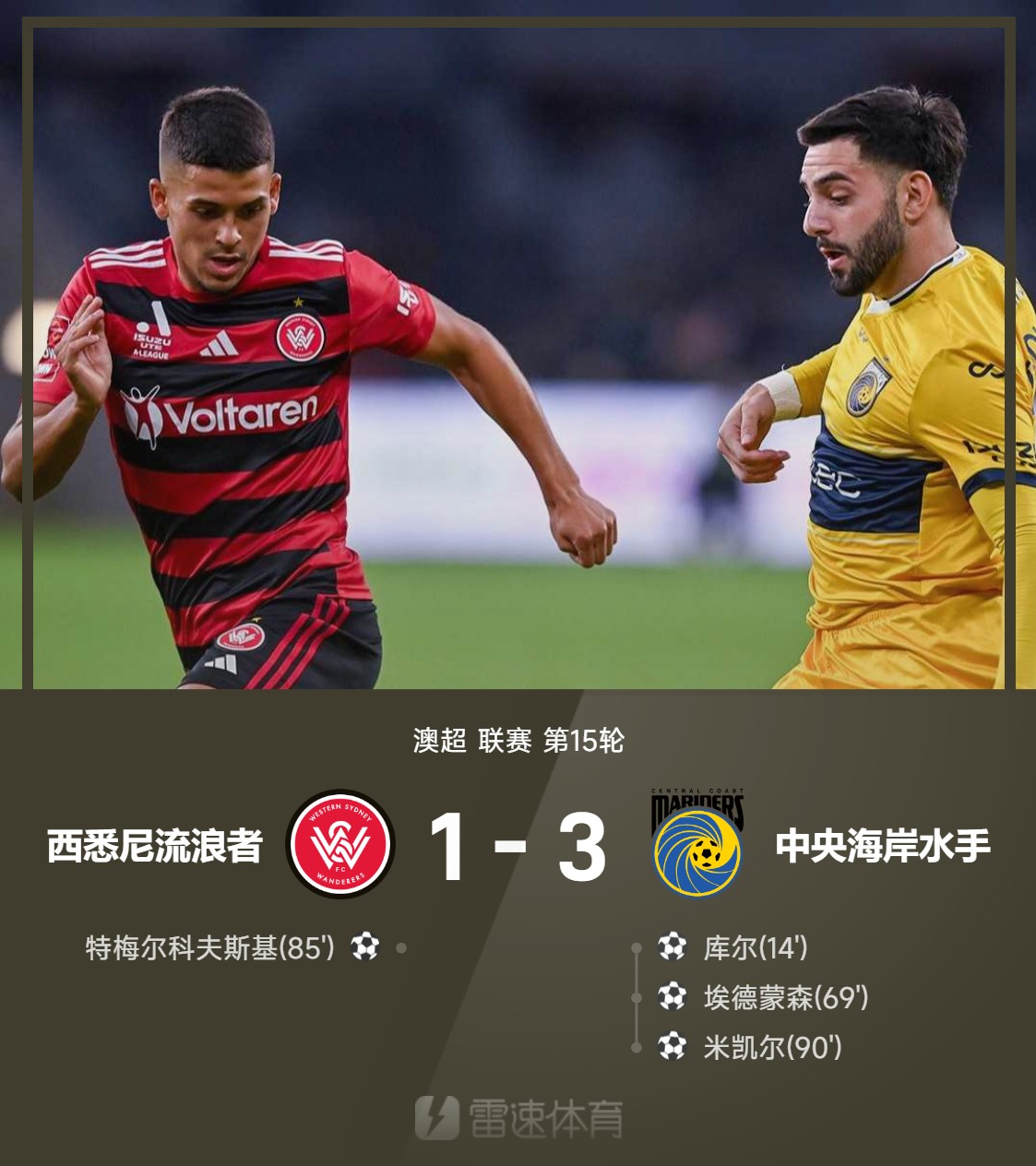 包含西悉尼流浪者新援适应良好，世俱杯表现备受期待的词条